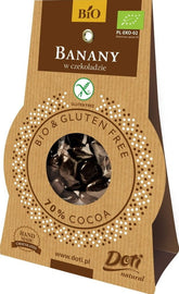 Chocolat Noir Bananes Sans Gluten BIO 60 g - DOTI